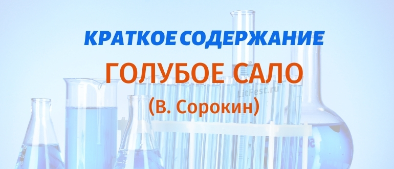 Краткое содержание романа «Голубое сало» Сорокин