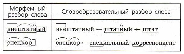 Что такое словообразовательный разбор слова